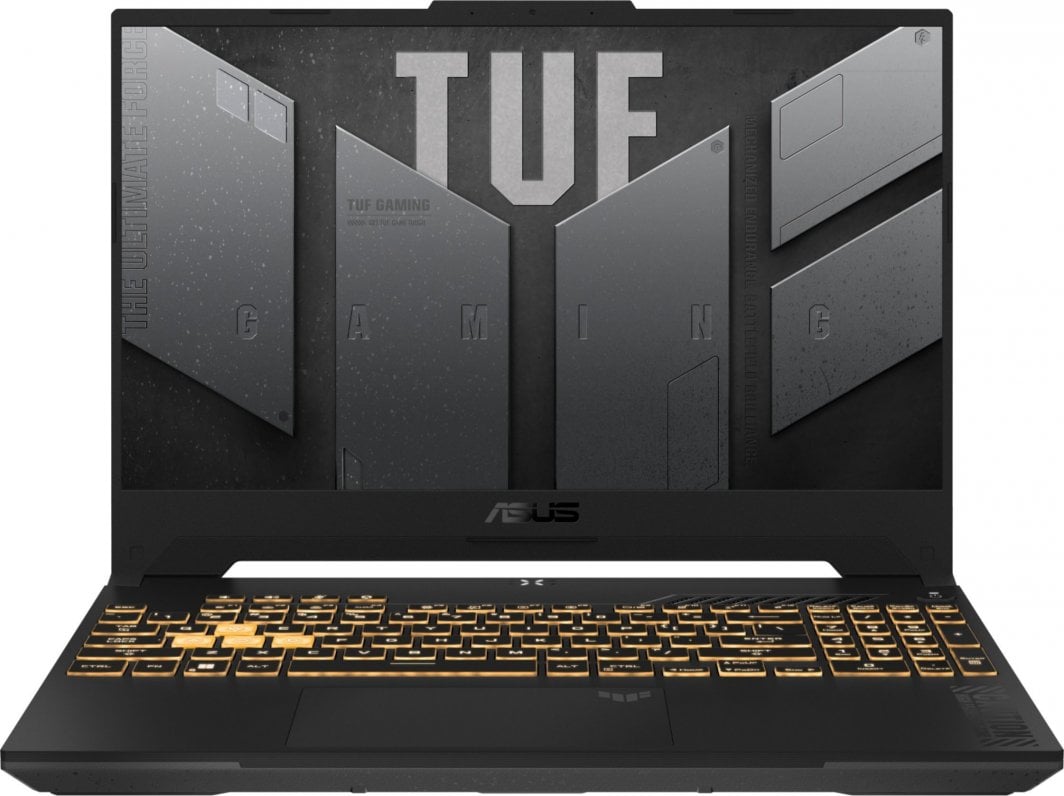 Laptop ASUS TUF Gaming F15, 15.6" 144 Hz, Intel Core i7 13620H, 16 GB RAM, 1 TB SSD, NVIDIA GeForce RTX 4060, i zi dhe i hirtë