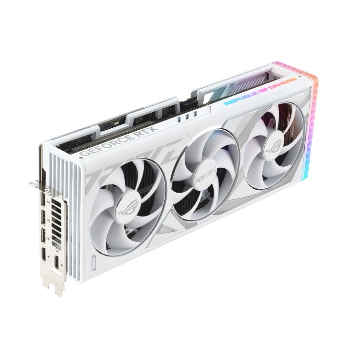 Kartelë grafike ASUS ROG Strix RTX 4080 SUPER, 16GB, GDDR6X, 2670MHz, e bardhë