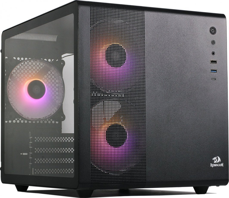 Kasë Redragon Pagos 1 ARGB, Mini Tower