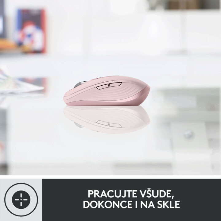 Maus Logitech MX Anywhere 3, rozë