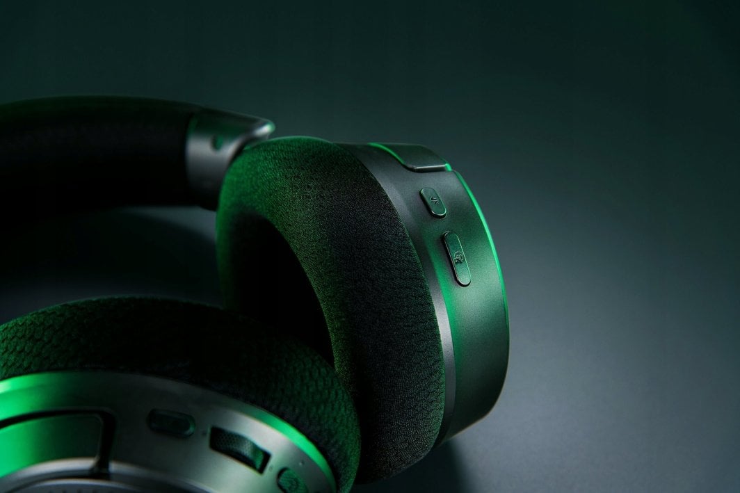 Kufje gaming Razer Kraken V4 Wireless, pa tela, RGB, të zeza