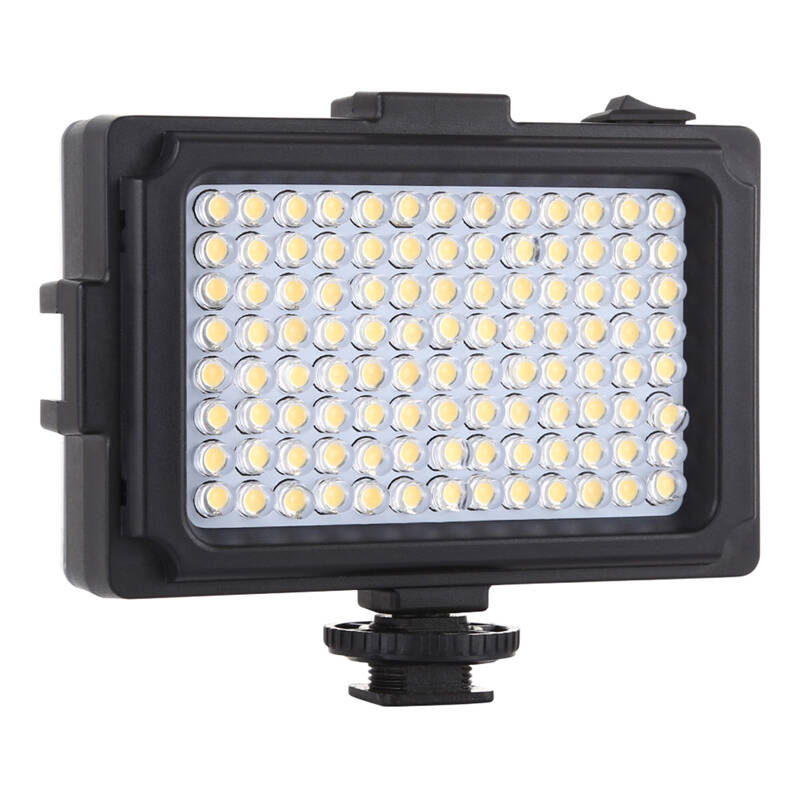 Lampë LED për kamerë Puluz PU4096, 96 LED, 860 lumen, e zezë