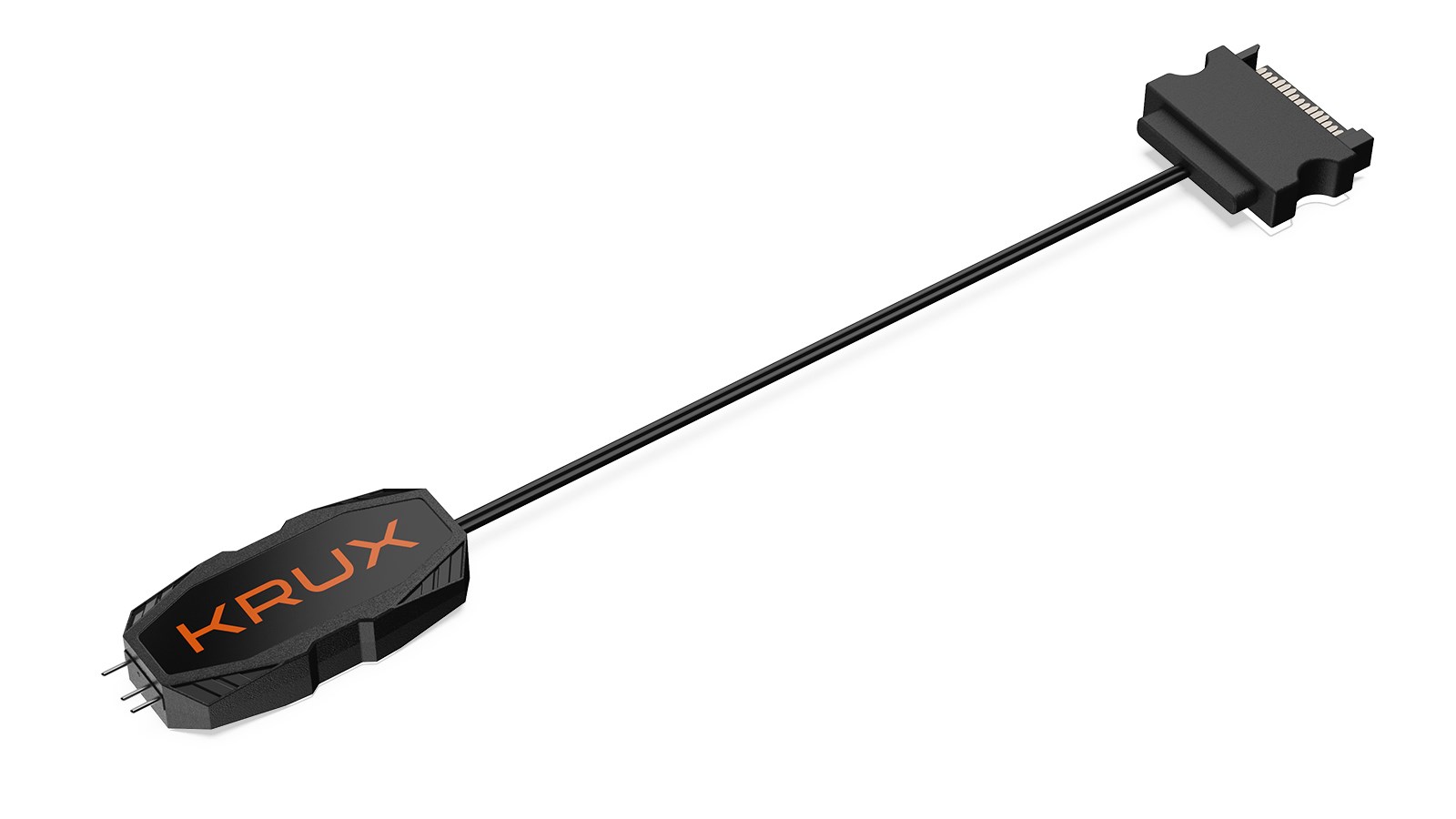 Ftohës Krux LUNAR 120 ARGB, 12 cm, i zi