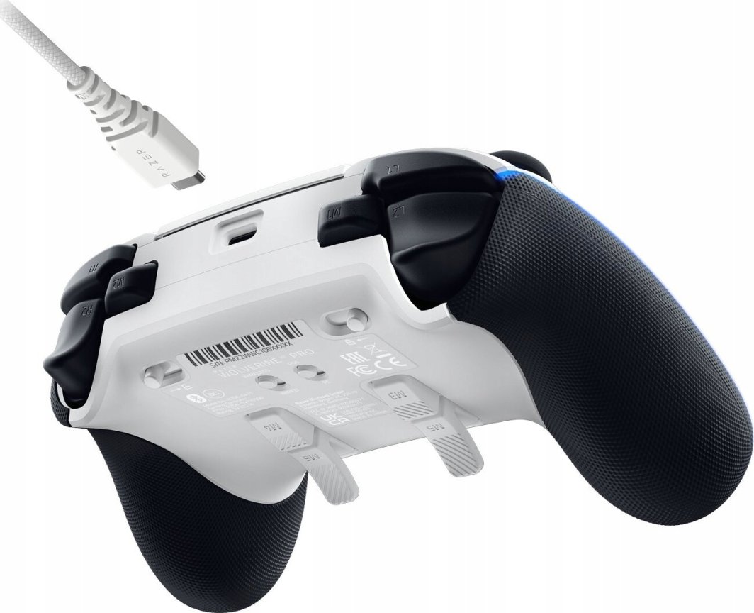 Kontroller Razer Wolverine V2 Pro, wireless / me kabllo, i bardhë