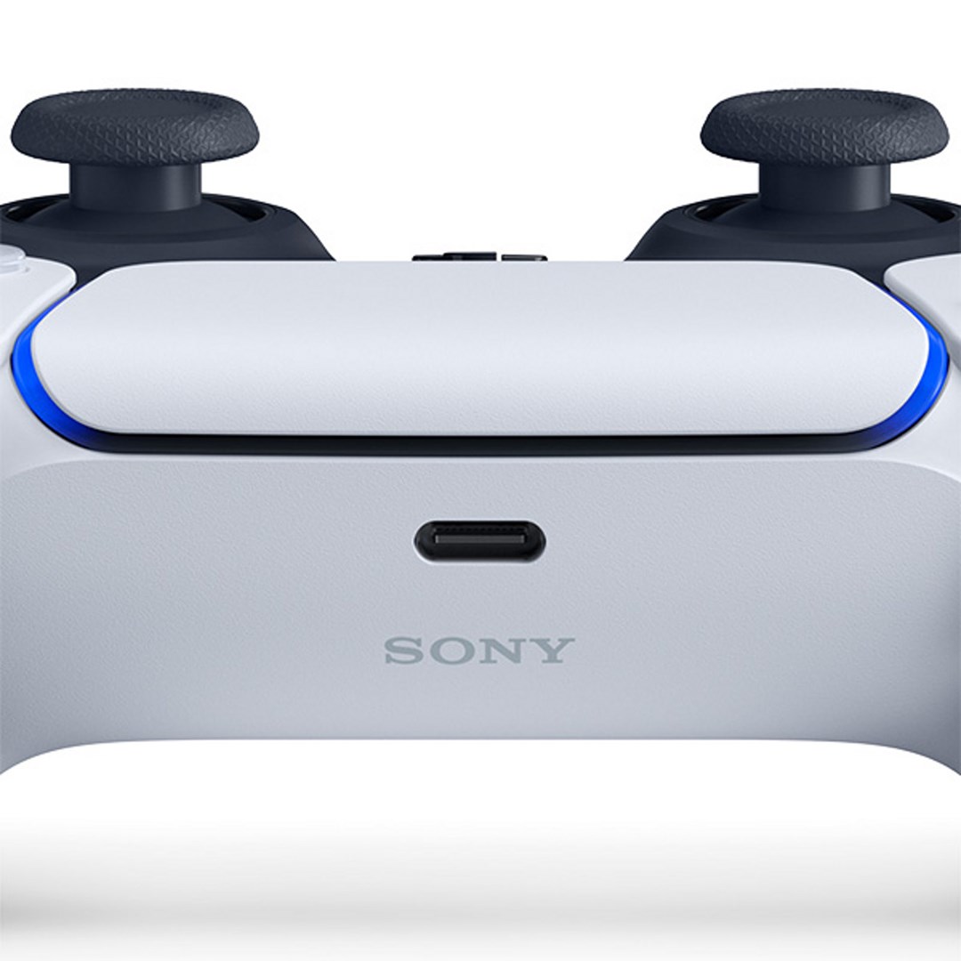 Kontroller Sony DualSense, PlayStation 5, Bluetooth, USB, e bardhë / zezë
