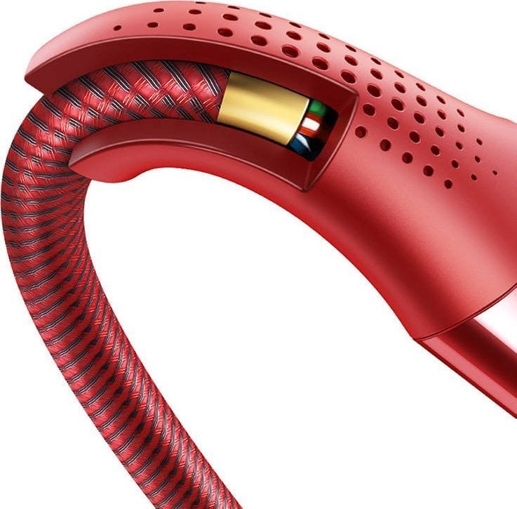 Kabllo USB Mcdodo CA-8321, USB C në USB C, 1.2 m, 100 W, e kuqe