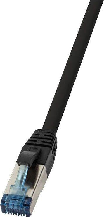 Kabllo rrjeti LogiLink CQ6025S, CAT6A S/FTP, 0.5m, i zi