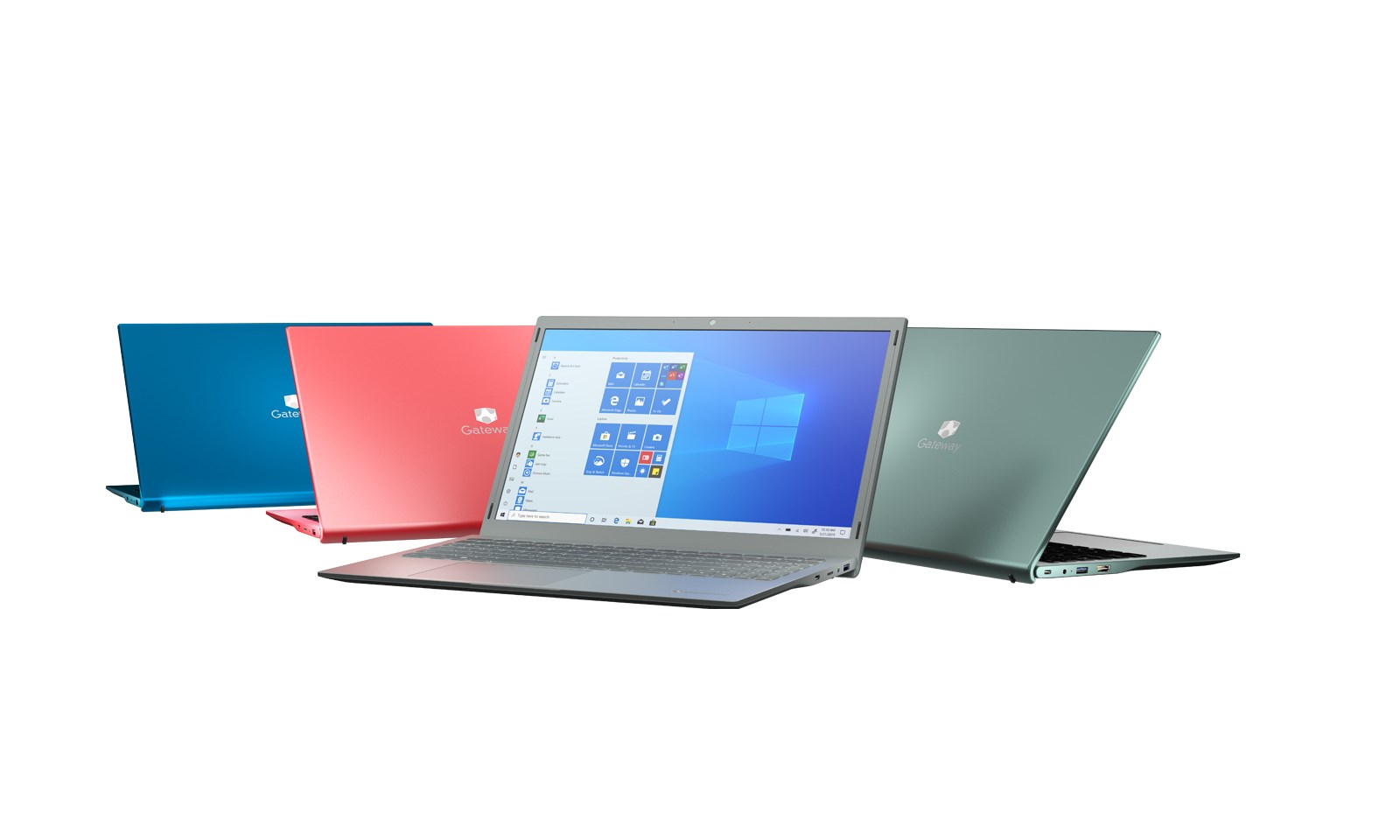 Laptop Gateway Ultra Slim, 15.6", Intel Pentium Silver, 4GB RAM, 128GB SSD, i hirtë