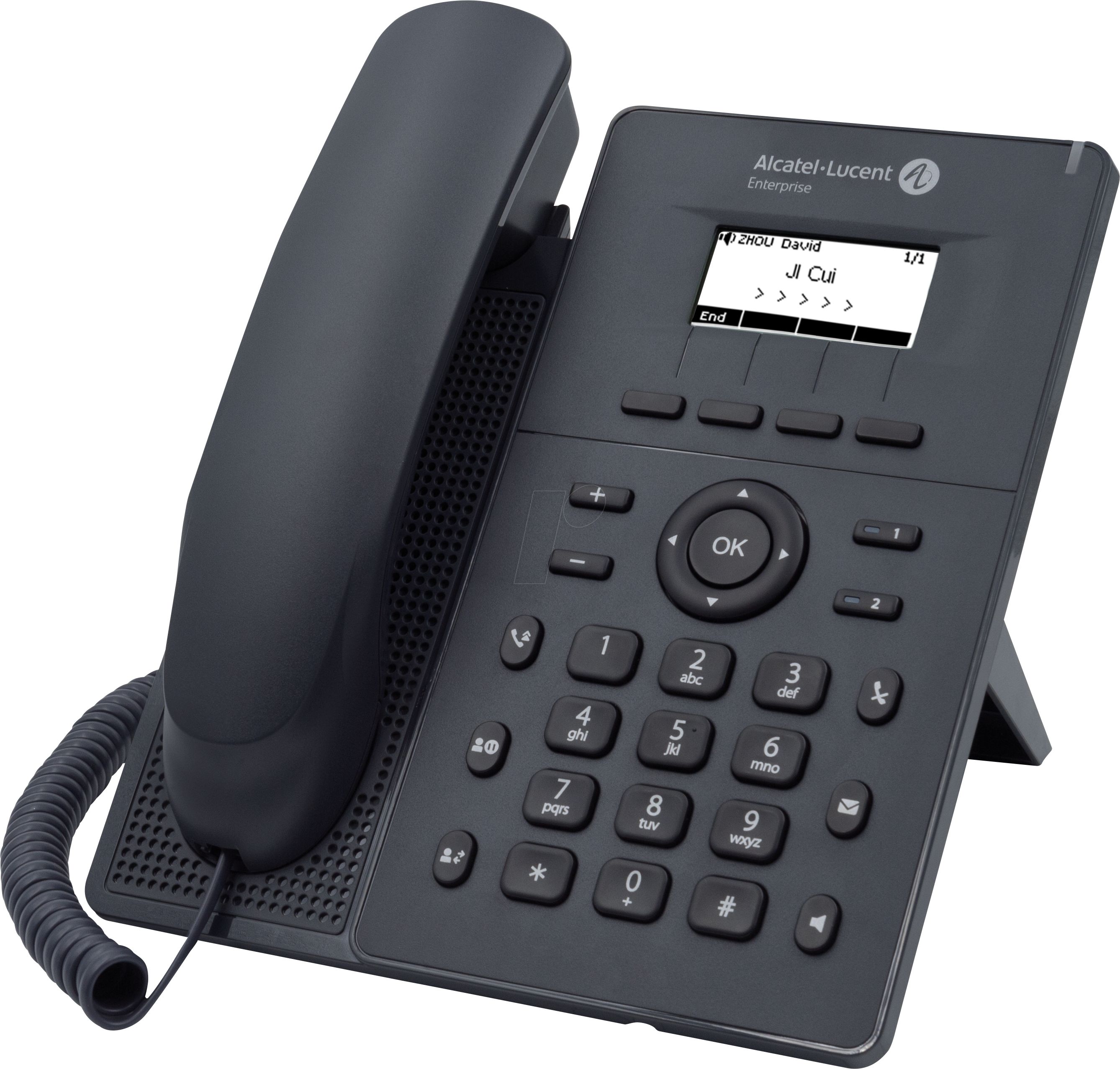 Telefoni IP Alcatel H2P, ekran HD, 2 linja SIP, i zi