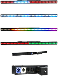 Barë LED Light4Me LED WALL 40x3W, 40 LED RGB, e zezë