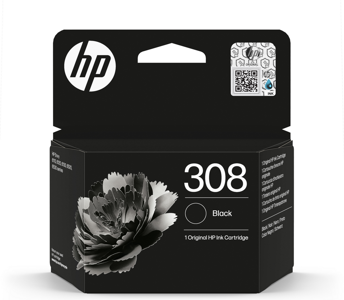 Ngjyrë për printer HP 308, e zezë