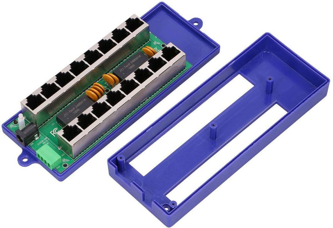 Extralink Gigabit PoE Injector 8 Port