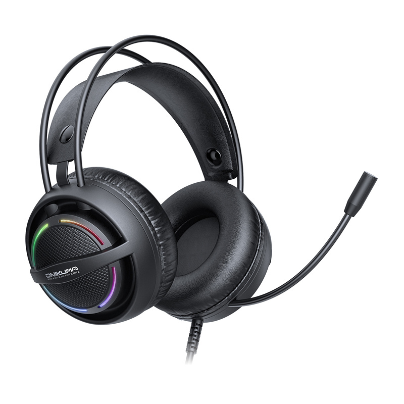 Headset gaming ONIKUMA X88, me mikrofon, RGB, i zi