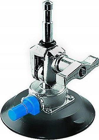 Kupë thithëse Manfrotto F1000 Pump Cup, me pompë, nyje ball-joint, e zezë