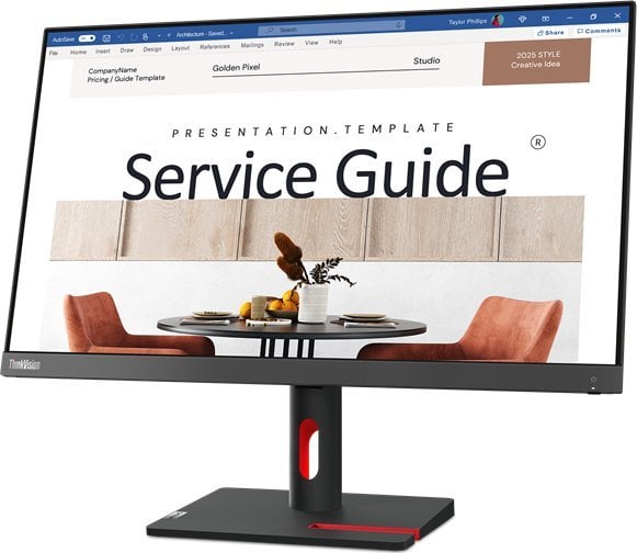 Monitor Lenovo S24i-30, 23.8", Full HD, i zi