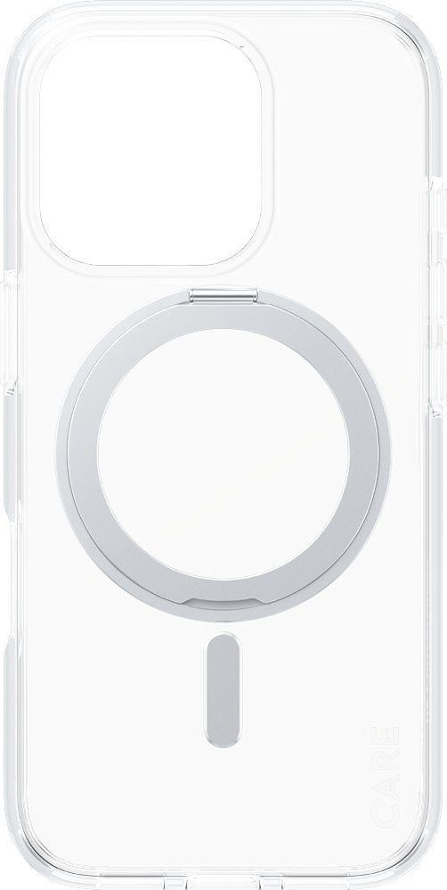 Set mbrojtës CARE by PanzerGlass për iPhone 16 Pro, Ceramic Glass, këllëf me kickstand, mbrojtës kamere, transparent