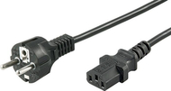 Kabllo furnizimi MicroConnect Power Cord CEE 7/7 në C13, 1m, 250V, e zezë