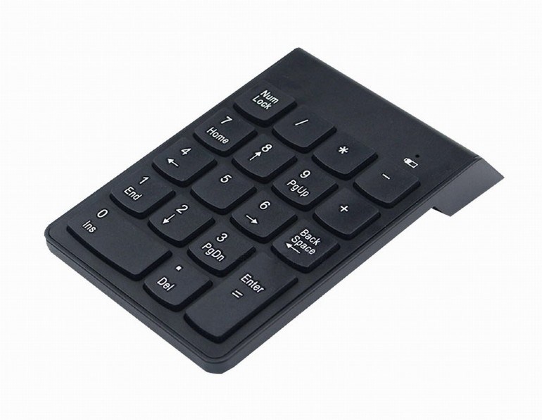 Tastierë Numerike Gembird KPD-W-02 Wireless, e zezë