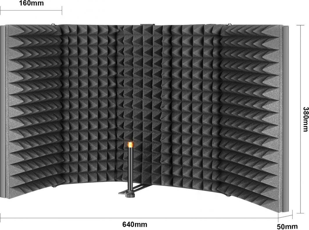 Kabina akustike Mozos PRO (MSHIELD-CABIN-PRO), e zezë