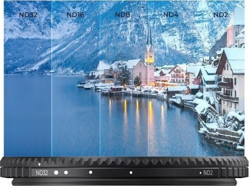 Filtër ND K&amp;F Concept Nano X True Color, ND2 ND32, 77mm, gri