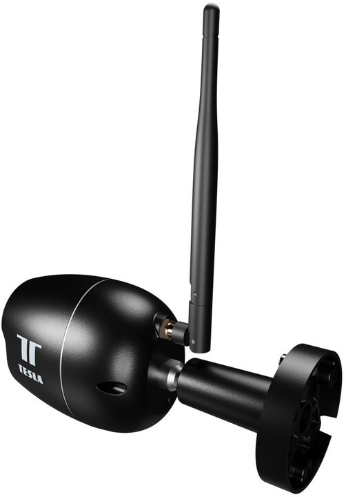 Kamerë e jashtme Tesla Smart 2K, e zezë