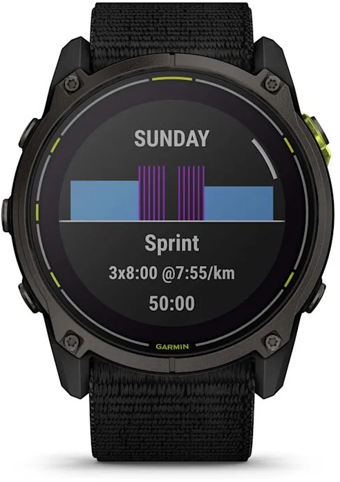 Orë smart Garmin Enduro 3, e zezë