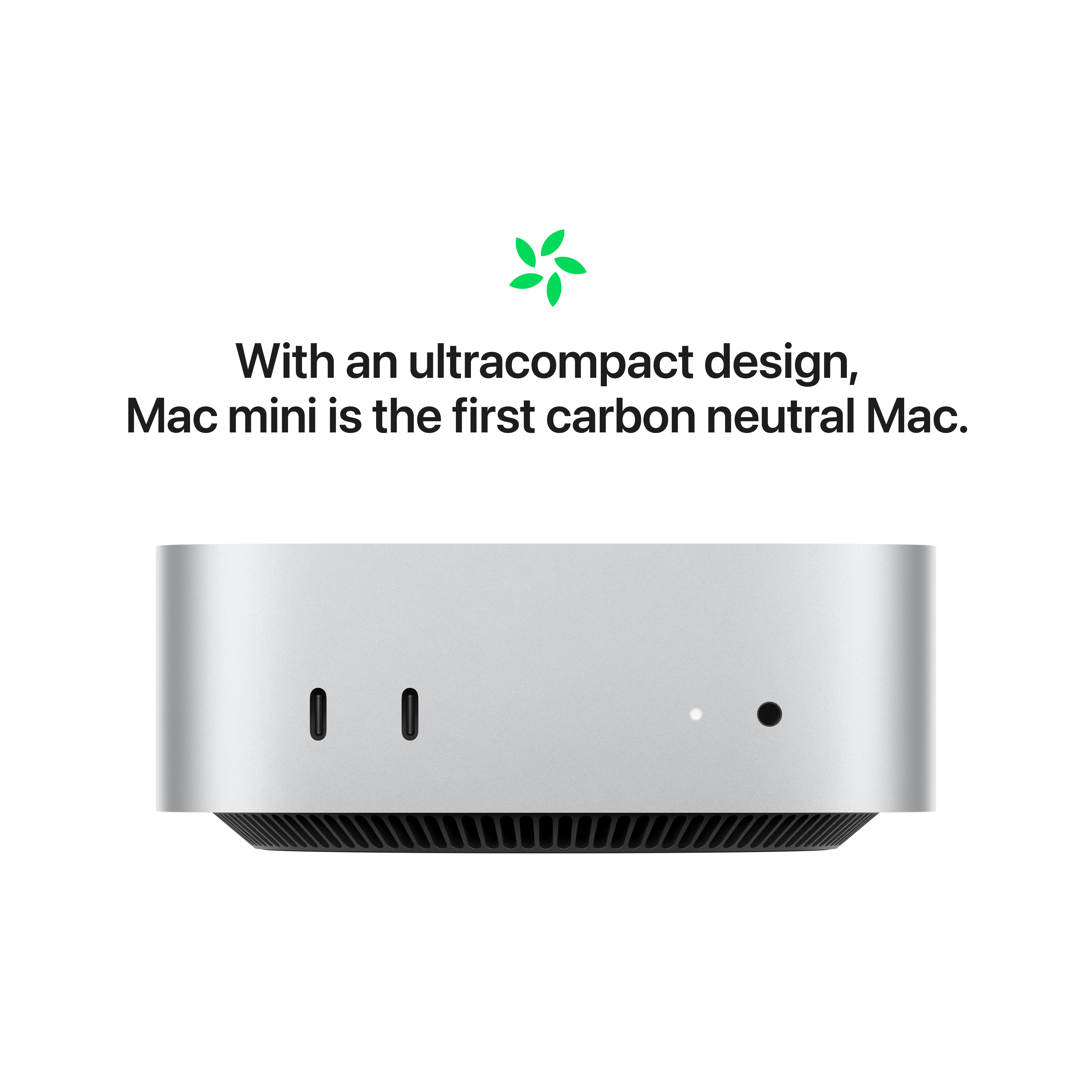 Apple Mac Mini, M4 10‑core, 16GB, 512GB SSD, 10‑core GPU, Silver