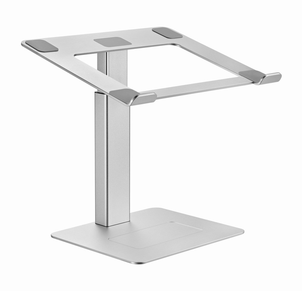 Stendë laptopi Gembird NBS D1 02, deri 15.6", alumin, argjendtë