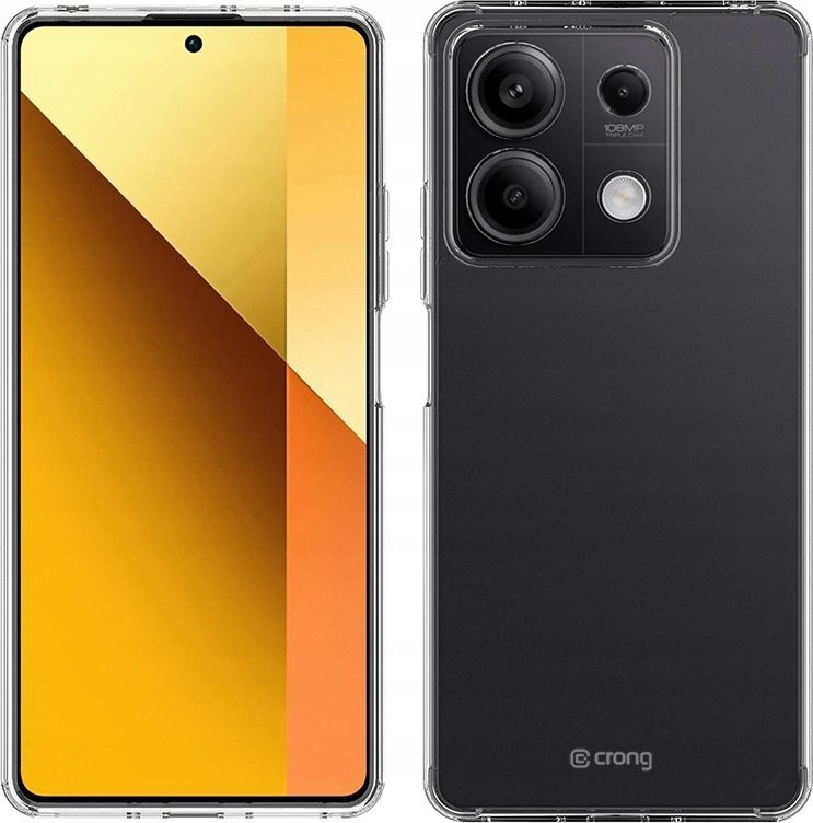 Këllëf telefoni Crong Crystal Shield, për Xiaomi Redmi Note 13 Pro 4G, transparent