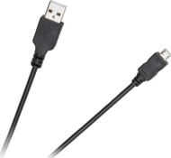 Kabllo USB Cabletech KPO3962, USB në micro USB, 0.2m, e zezë