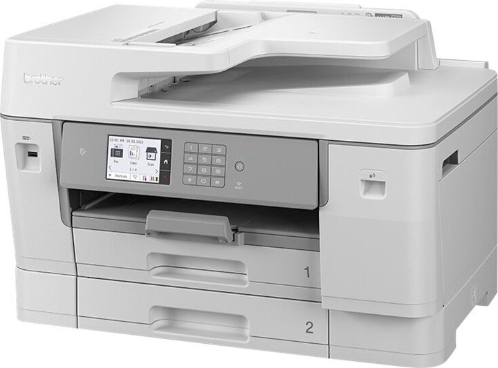 Printer multifunksional Brother MFC-J6955DW, A3, rrjet dhe Wi-Fi, i bardhë