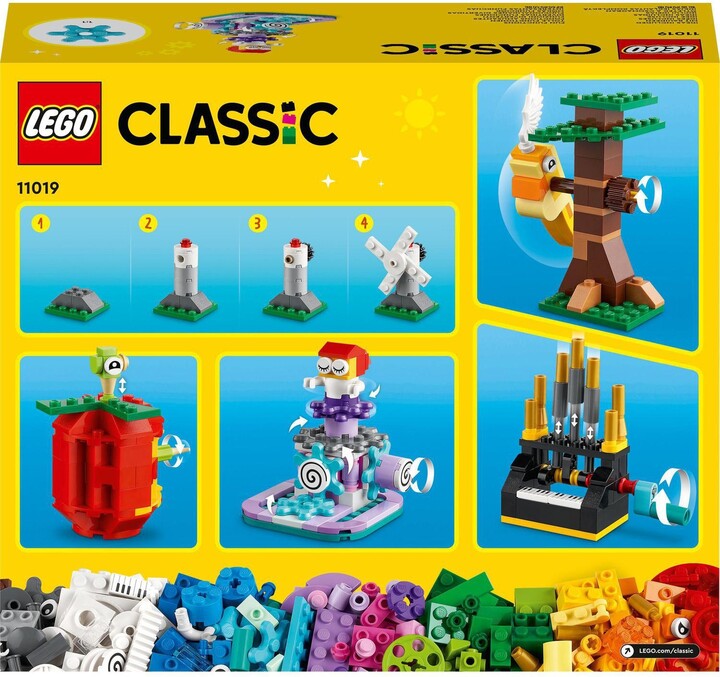 Set LEGO® Classic 11019 Cubes and Features, 500 pjesë