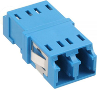 Adapter fibër optik InLine 89989D, Duplex LC LC, SM, blu