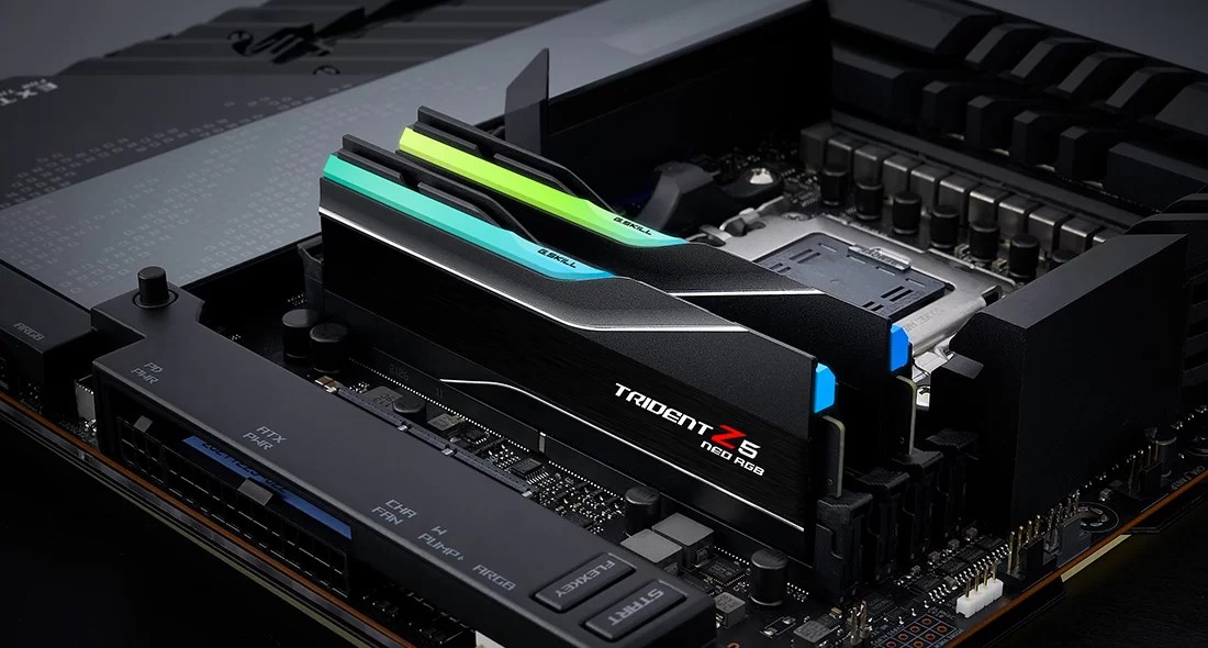 Memorie RAM G.Skill Trident Z5 Neo RGB, 48GB (2x24GB), DDR5, 6400MHz, e zezë