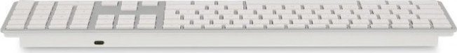 Tastierë LMP USB Keyboard 110 taste, me kabllo, 2x USB, gri