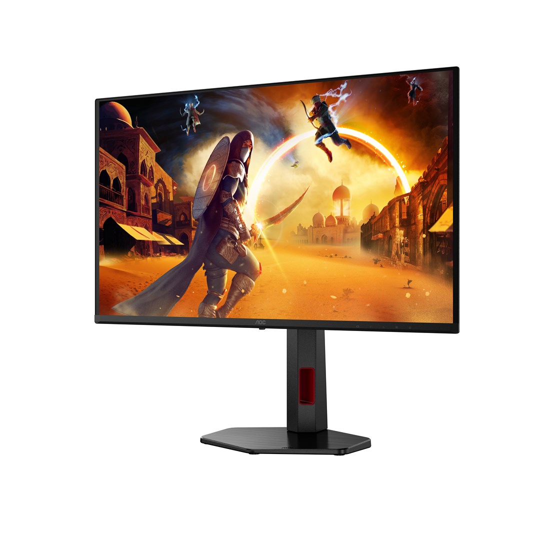 Monitor gaming AOC G4 Q27G4SDR, 26.5", 2560x1440 QHD, 360Hz, i zi me të kuqe
