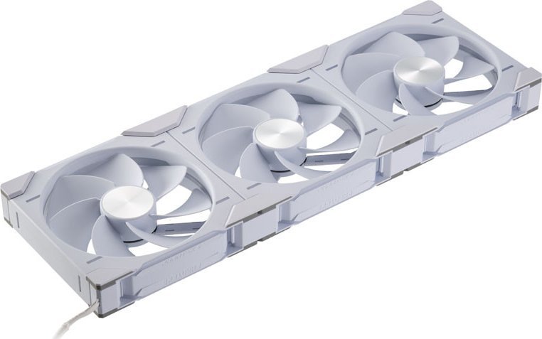 Вентилатори за компјутер Phanteks D30 140mm, D RGB Reverse, сет 3 парчиња, бели