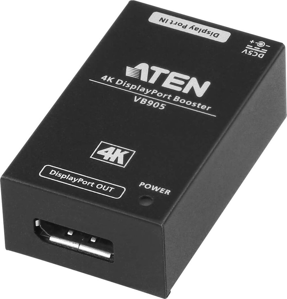 Zgjatës DisplayPort ATEN VB905-at-E, 4K, 5m, i zi
