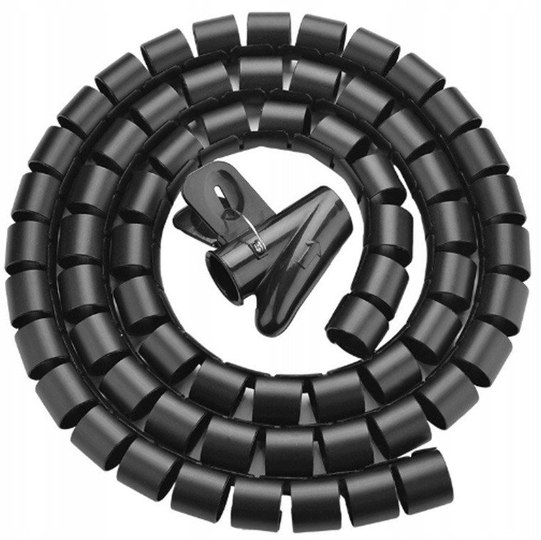 Organizues kabllosh Unitek Spiral, 10m, i zi