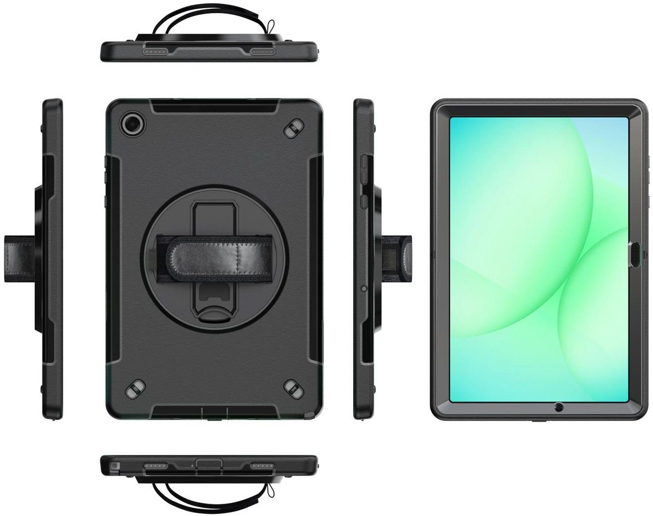 Mbulesë tablet ESTUFF për Samsung Galaxy Tab A11+ 2025, mbrojtëse, e zezë