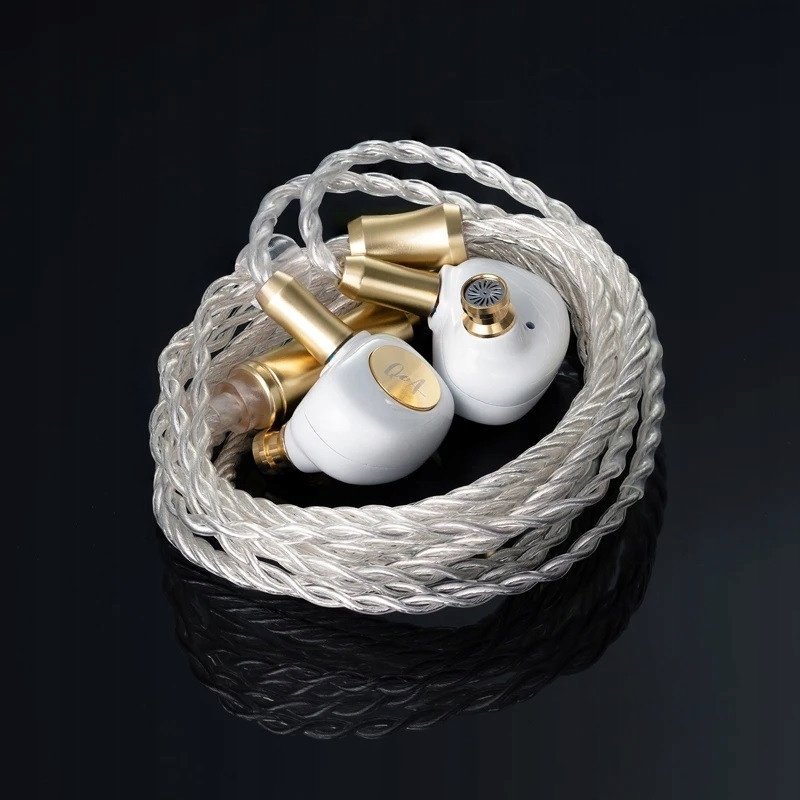 Kufje in ear QoA Gimlet, HiFi, driver 10mm, me kabllo 3.5mm, jeshile