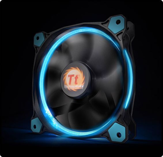 Ftohës Thermaltake Riing LED, 140 mm, i kaltër