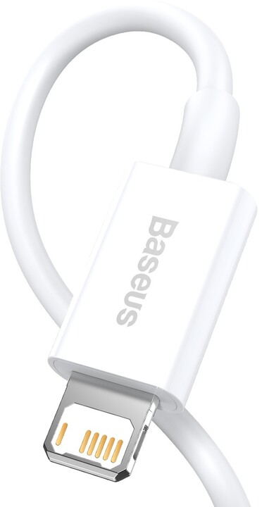 Kabllo BASEUS Superior Series USB-A - Lightning, 2.4A, 1m, e bardhë