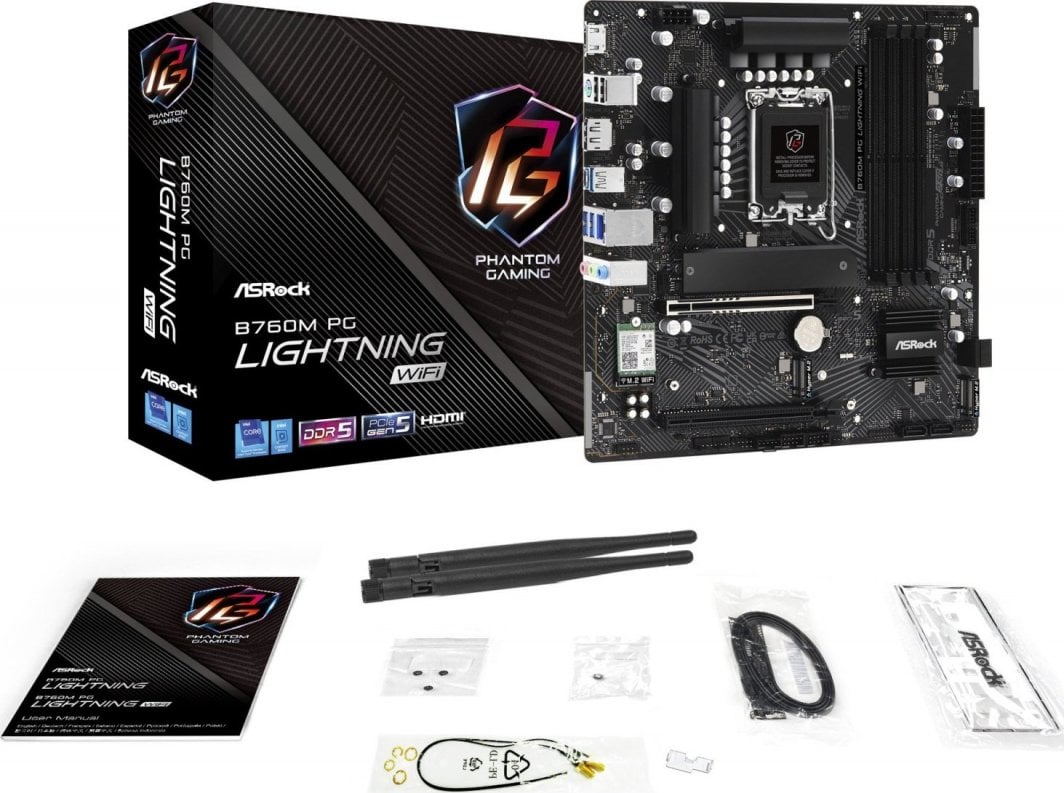 Pllakë amë Motherboard ASRock B760M PG LIGHTNING WIFI
