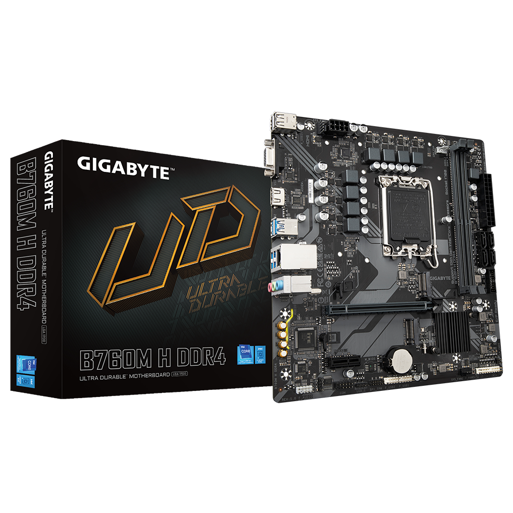 Pllakë amë GIGABYTE MB B760M H DDR4
