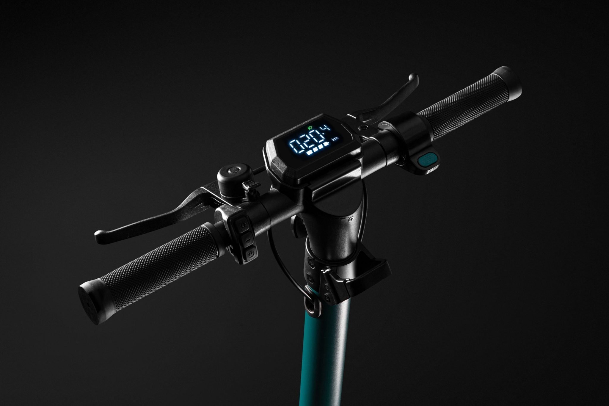 Trotinet elektrik So Flow SO4 Pro, 500W, bateri 10.5Ah, i zi jeshil