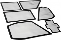 Set filtrash pluhuri DEMCiflex për NZXT Phantom 530, rrjetë poliestre, i zi