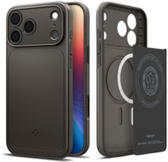 Kapak telefoni Spigen Thin Fit MagSafe për iPhone 17 Pro, gunmetal, gri
