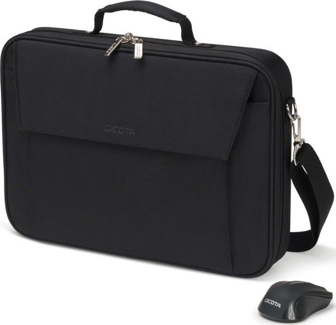 Çantë laptopi Dicot + Mi pa tela (D31686), 15.6", e zezë