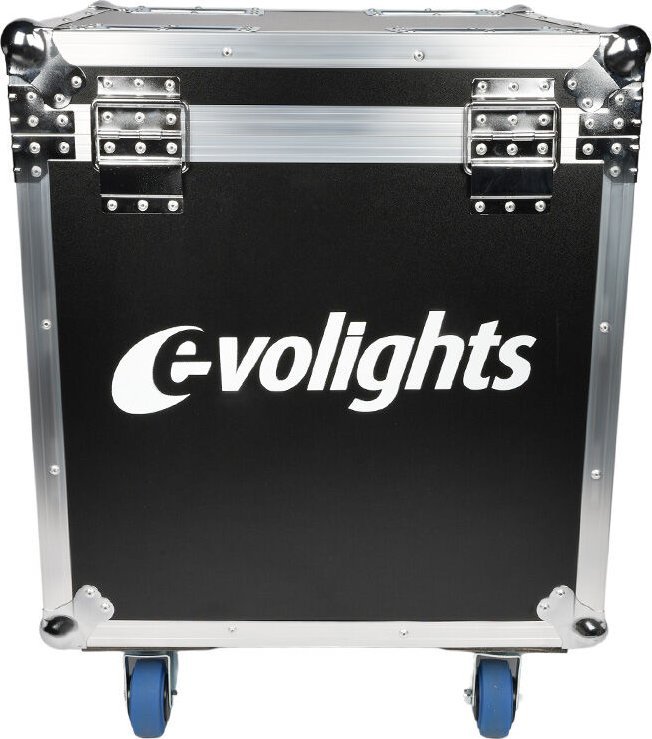 Valixhe transporti Evolights Lumeno Case 2IN1, për 2 projektorë skenikë, me rrota, e zezë